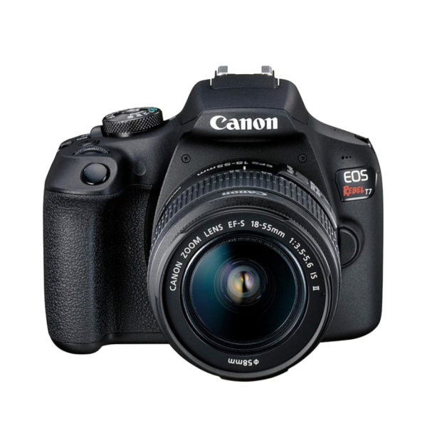 "Canon EOS Rebel T7 DSLR | 24.1MP, Wi-Fi, Full HD Video"