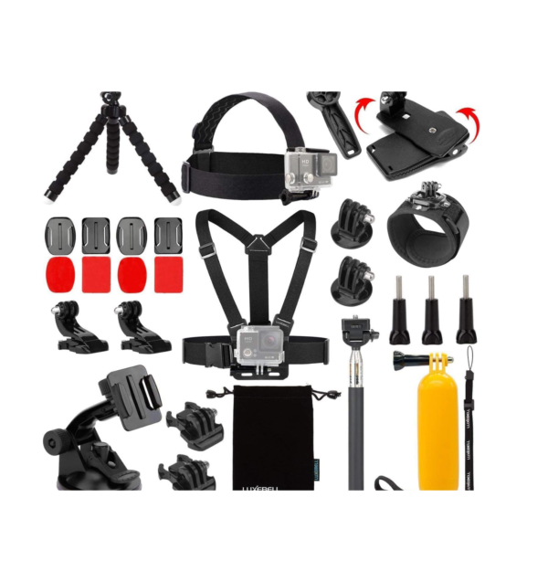 Luxebell Kit for AKASO EK7000, GoPro Hero & SJ4000 Cameras