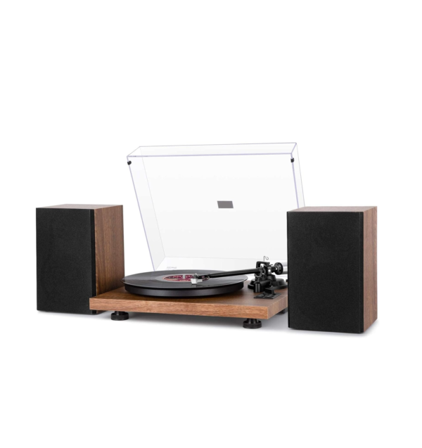 1 by ONE Bluetooth Turntable with HiFi Speakers & Auto-Off