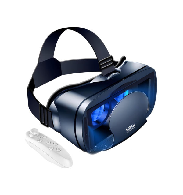 3D VR Glasses with Controller for iPhone & Android, 5-7 Inch