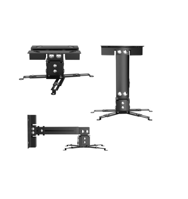 Projector Mount, Universal Projector Ceiling/Wall Mount Black with Extendable Arms